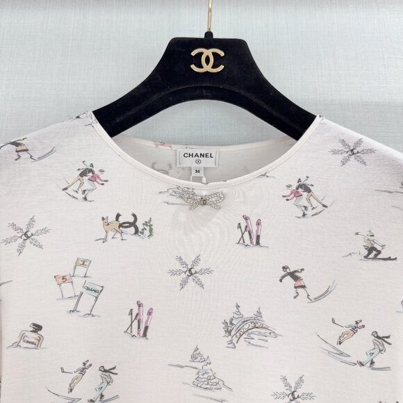 Fun Ski Pattern Knit Long-Sleeve Top - Picture 8 of 9